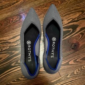 Rothy’s Birdseye Grey points